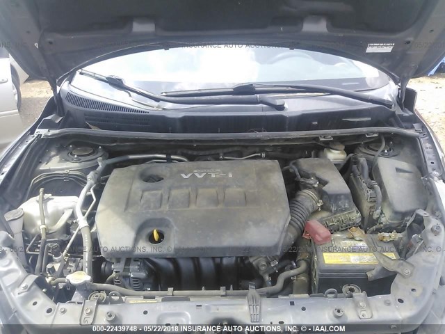 2T1KU40E89C106800 - 2009 TOYOTA COROLLA MATRIX  GRAY photo 10