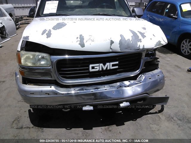 2GTEC19T3Y1274213 - 2000 GMC NEW SIERRA C1500 WHITE photo 6