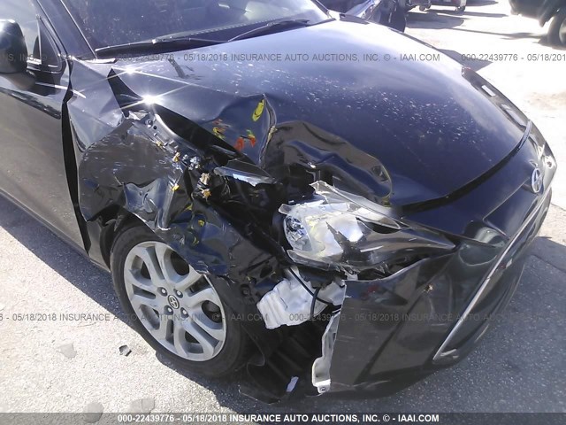 3MYDLBZV7GY107762 - 2016 TOYOTA SCION IA BLACK photo 6