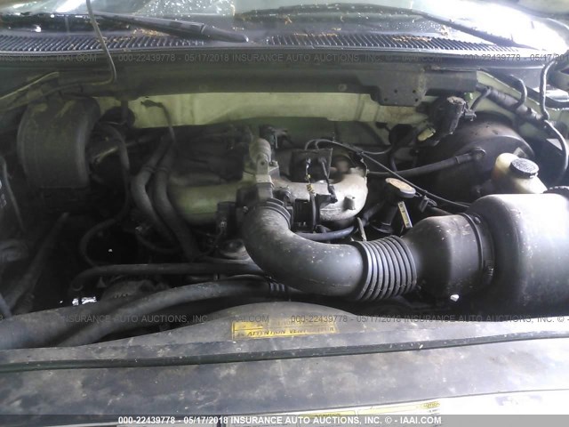 1FTZF1827XNB62951 - 1999 FORD F150 WHITE photo 10