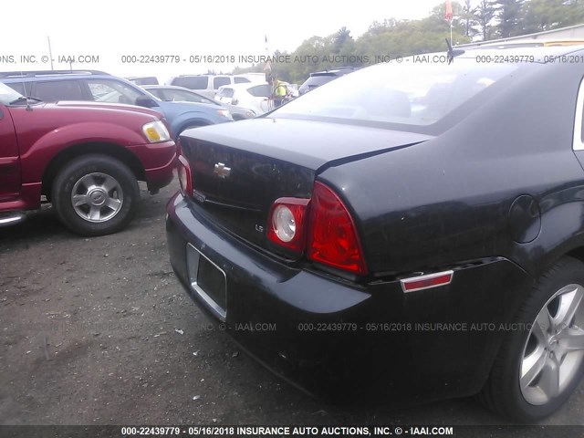 1G1ZG57B79F116354 - 2009 CHEVROLET MALIBU LS შავი ფოტო 6