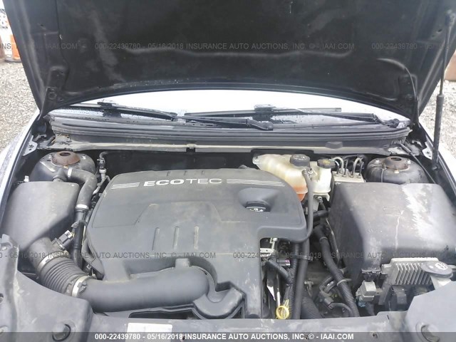 1G1ZH57B794184825 - 2009 CHEVROLET MALIBU 1LT BLACK photo 10