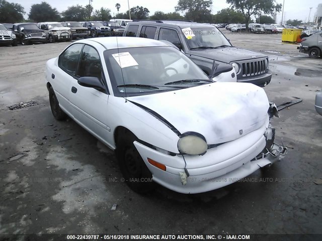 1B3ES47C8WD709964 - 1998 DODGE NEON HIGHLINE/SPORT/LE WHITE photo 1