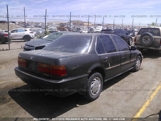 JHMCB7651LC057621 - 1990 HONDA ACCORD LX/EX GRAY photo 4