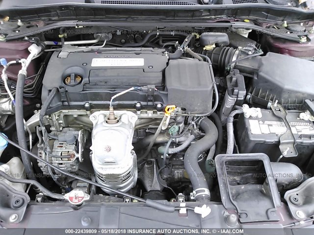 1HGCR2F59EA064154 - 2014 HONDA ACCORD SPORT 栗色 照片 10