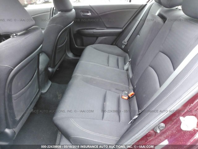 1HGCR2F59EA064154 - 2014 HONDA ACCORD SPORT MAROON photo 8