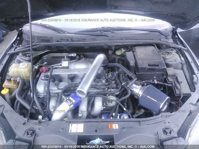 JM1BK34MX81843002 - 2008 MAZDA SPEED 3 BLACK photo 10