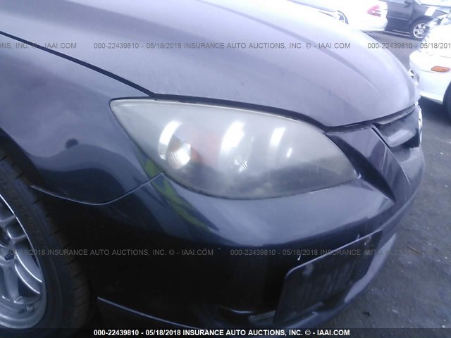 JM1BK34MX81843002 - 2008 MAZDA SPEED 3 BLACK photo 6