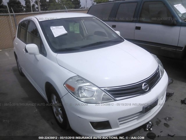 3N1BC1CP5AL390907 - 2010 NISSAN VERSA S/SL WHITE photo 1