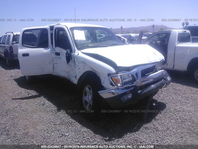 5TEGN92N34Z419382 - 2004 TOYOTA TACOMA DOUBLE CAB PRERUNNER WHITE photo 1