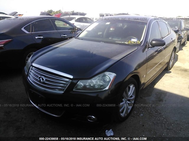JNKAY01E68M606803 - 2008 INFINITI M35 SPORT შავი ფოტო 2
