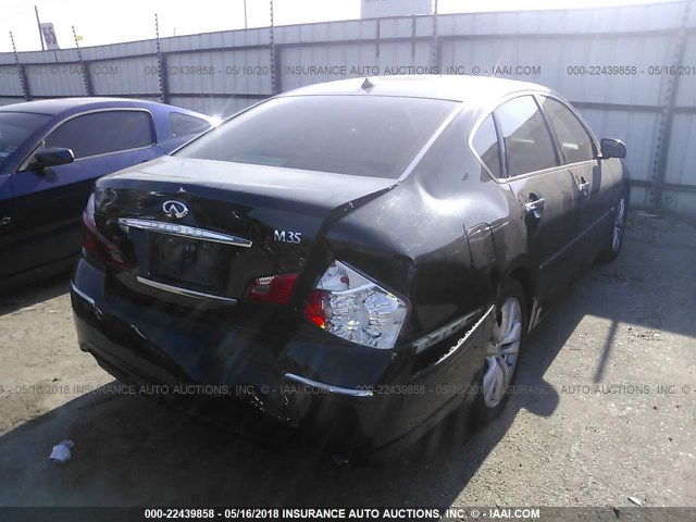JNKAY01E68M606803 - 2008 INFINITI M35 SPORT შავი ფოტო 4