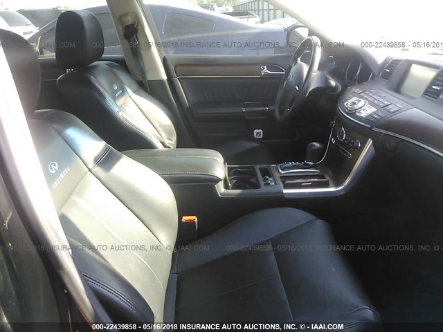 JNKAY01E68M606803 - 2008 INFINITI M35 SPORT შავი ფოტო 5