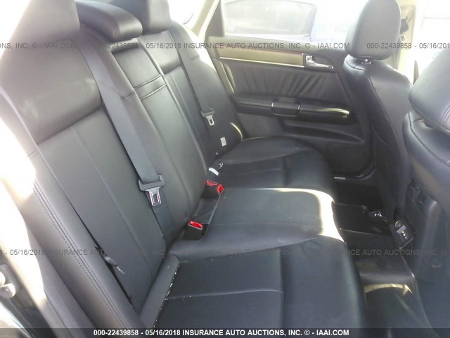 JNKAY01E68M606803 - 2008 INFINITI M35 SPORT შავი ფოტო 8