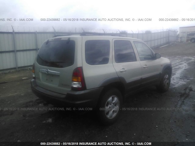 4F2CZ96134KM12785 - 2004 MAZDA TRIBUTE ES GOLD photo 4