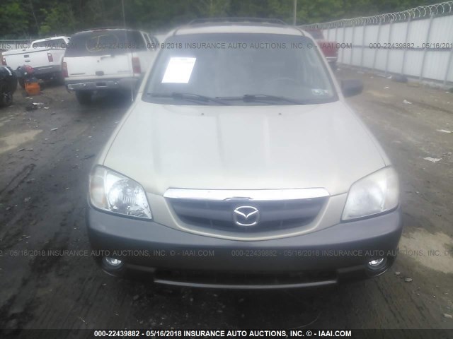 4F2CZ96134KM12785 - 2004 MAZDA TRIBUTE ES 金色 照片 6