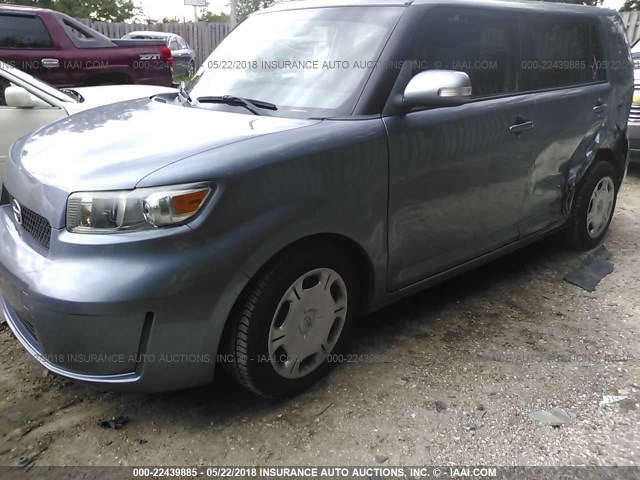 JTLZE4FE6A1103345 - 2010 TOYOTA SCION XB Light Blue photo 2