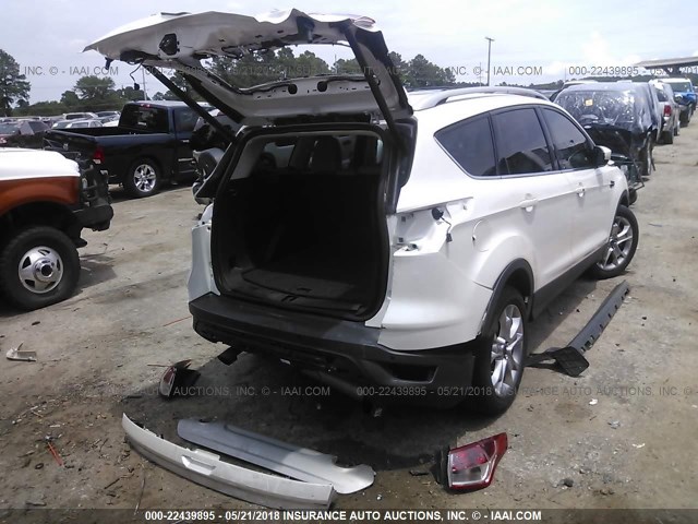 1FMCU0J94EUD93978 - 2014 FORD ESCAPE TITANIUM WHITE photo 4