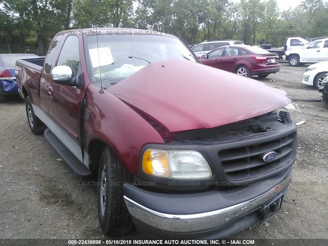1FTPX17L92NA43967 - 2002 FORD F150 Каштановый фото 1