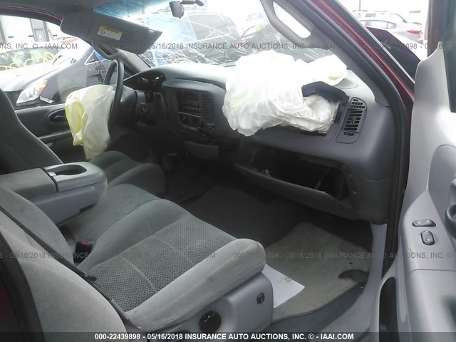 1FTPX17L92NA43967 - 2002 FORD F150 Каштановый фото 5