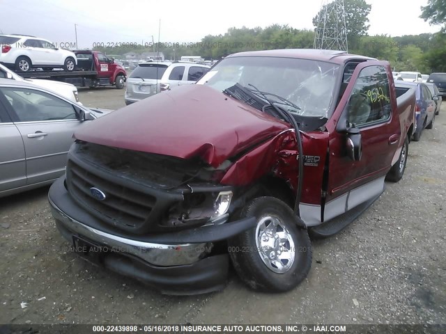 1FTPX17L92NA43967 - 2002 FORD F150 Каштановый фото 6