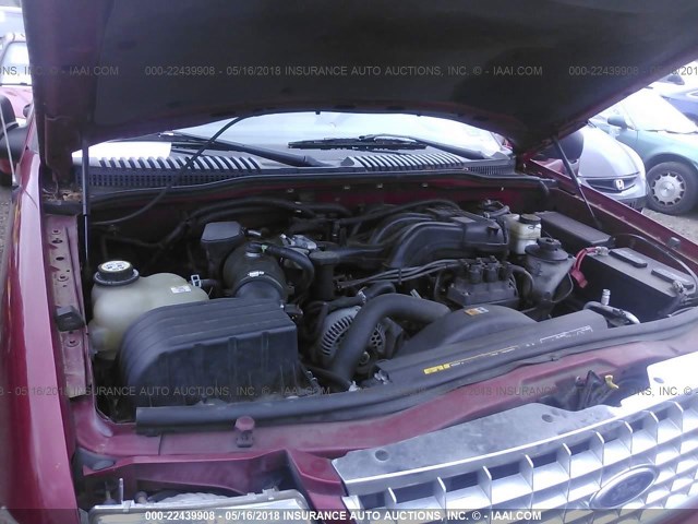 1FMZU73K05UC05413 - 2005 FORD EXPLORER XLT/XLT SPORT/NBX 红色 照片 10