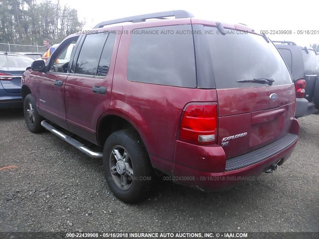 1FMZU73K05UC05413 - 2005 FORD EXPLORER XLT/XLT SPORT/NBX 红色 照片 3