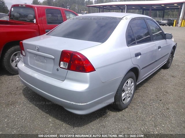 1HGES16325L029689 - 2005 HONDA CIVIC DX VP Gümüş foto 4