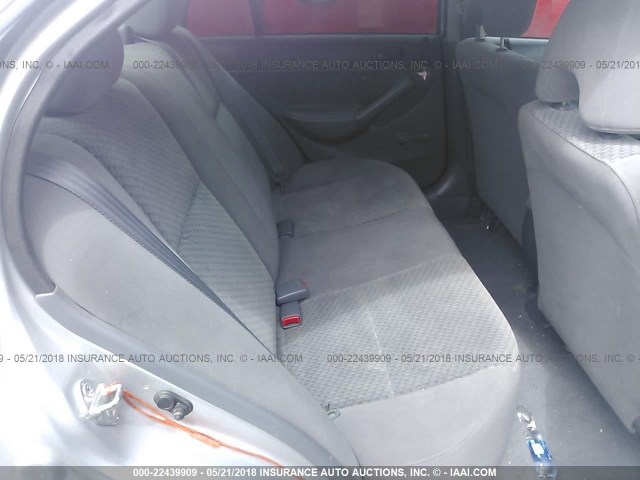 1HGES16325L029689 - 2005 HONDA CIVIC DX VP SILVER photo 8