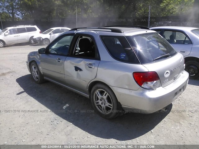 JF1GG67555H809796 - 2005 SUBARU IMPREZA RS SILVER photo 3