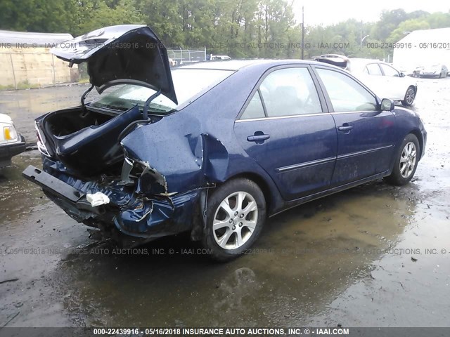 4T1BF30KX6U112831 - 2006 TOYOTA CAMRY LE/XLE/SE ლურჯი ფოტო 4