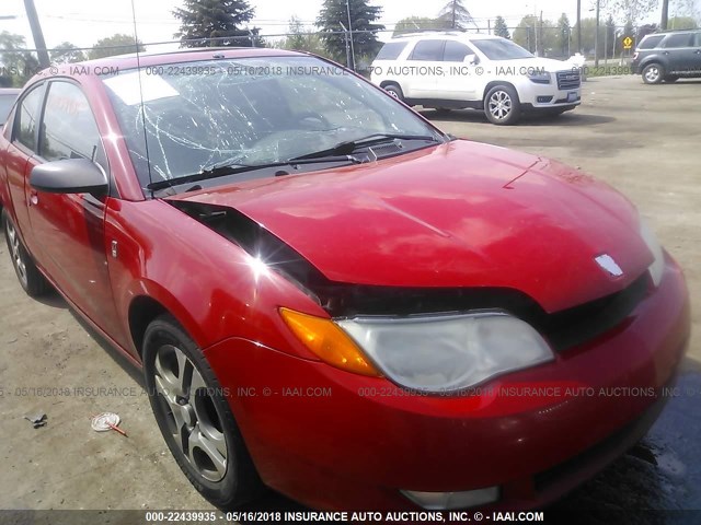 1G8AW12F85Z151787 - 2005 SATURN ION LEVEL 3 RED photo 6