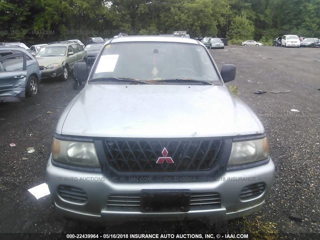 JA4MT21H61P027652 - 2001 MITSUBISHI MONTERO SPORT ES/SPORT LS SILVER photo 6