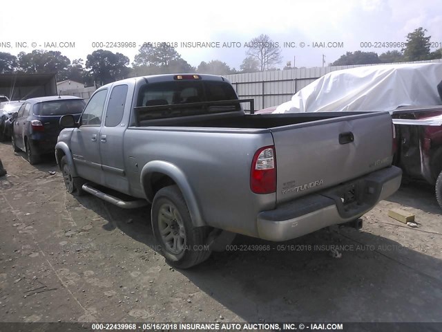 5TBBT44186S477798 - 2006 TOYOTA TUNDRA ACCESS CAB SR5 SILVER photo 3