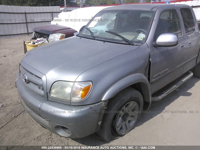 5TBBT44186S477798 - 2006 TOYOTA TUNDRA ACCESS CAB SR5 SILVER photo 6