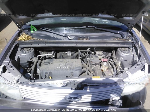 JTLKT324164045181 - 2006 TOYOTA SCION XB 灰色 照片 10