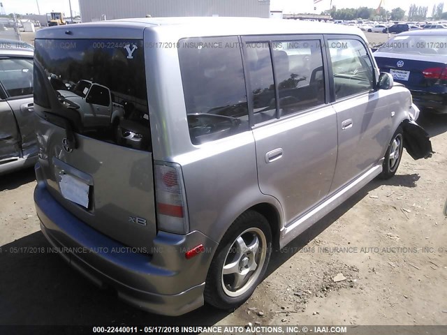 JTLKT324164045181 - 2006 TOYOTA SCION XB 灰色 照片 4