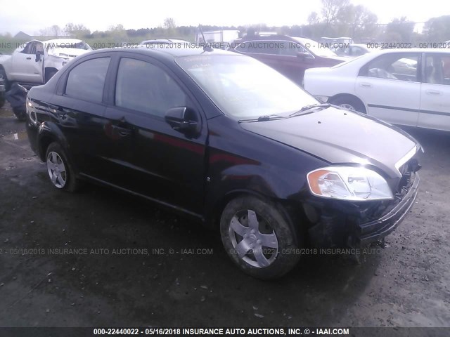 KL1TD56E99B365738 - 2009 CHEVROLET AVEO LS/LT 黑色 照片 1