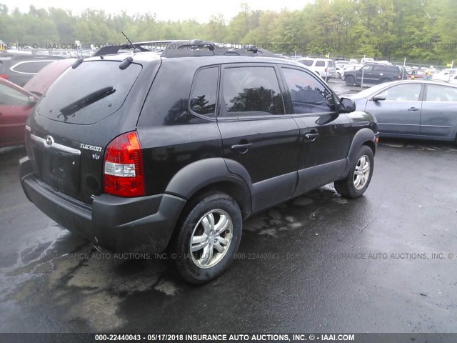 KM8JN72D06U361241 - 2006 HYUNDAI TUCSON GLS/LIMITED 黑色 照片 4