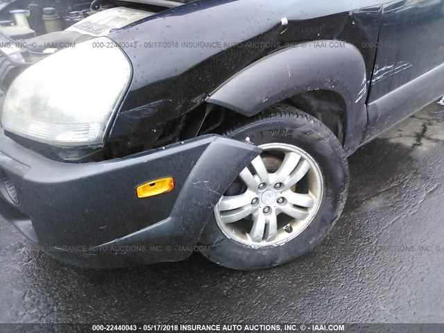 KM8JN72D06U361241 - 2006 HYUNDAI TUCSON GLS/LIMITED 黑色 照片 6
