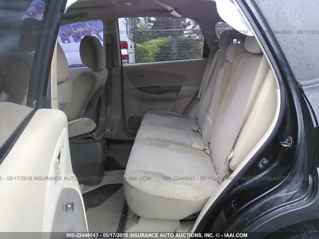 KM8JN72D06U361241 - 2006 HYUNDAI TUCSON GLS/LIMITED 黑色 照片 8