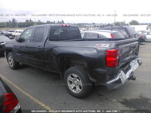 1GCVKREC9EZ415604 - 2014 CHEVROLET SILVERADO K1500 LT BLACK photo 3