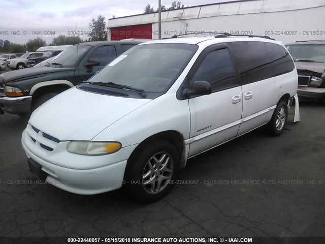 1B4GP44R2XB553965 - 1999 DODGE GRAND CARAVAN SE/SPORT WHITE photo 2