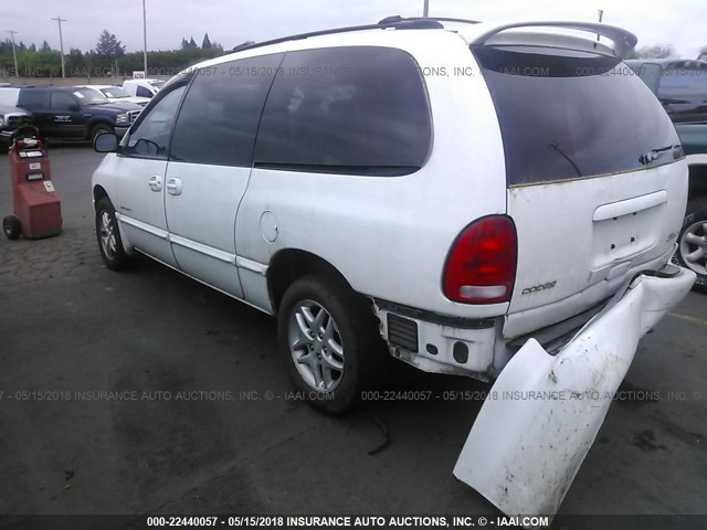 1B4GP44R2XB553965 - 1999 DODGE GRAND CARAVAN SE/SPORT WHITE photo 3