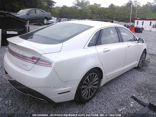 3LN6L5C94HR662874 - 2017 LINCOLN MKZ SELECT WHITE photo 4