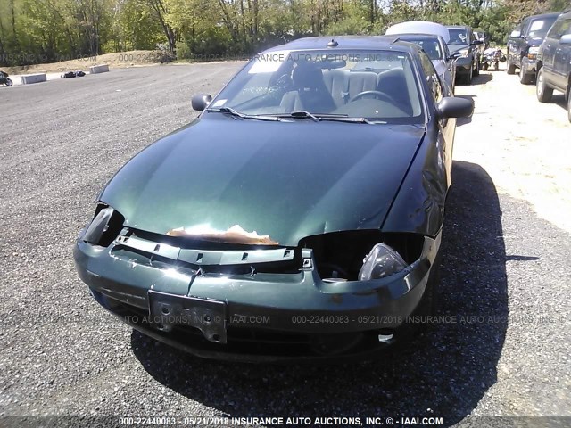 1G1JF12F537218434 - 2003 CHEVROLET CAVALIER LS GREEN photo 6