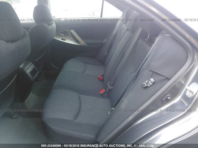 4T1BK46K18U062333 - 2008 TOYOTA CAMRY LE/XLE/SE ნაცრისფერი ფოტო 8