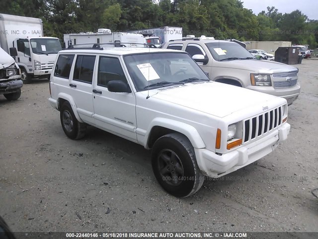 1J4FT68S4XL549763 - 1999 JEEP CHEROKEE SPORT/CLASSIC თეთრი ფოტო 1