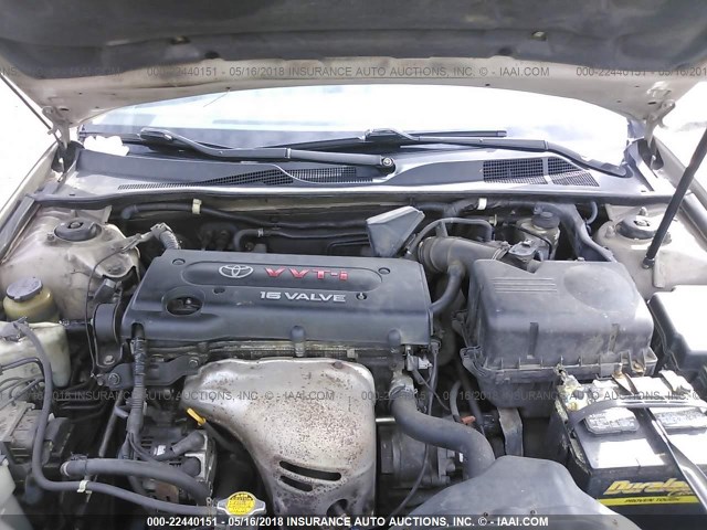 4T1BE30K63U683568 - 2003 TOYOTA CAMRY LE/XLE/SE ბეჟი ფოტო 10
