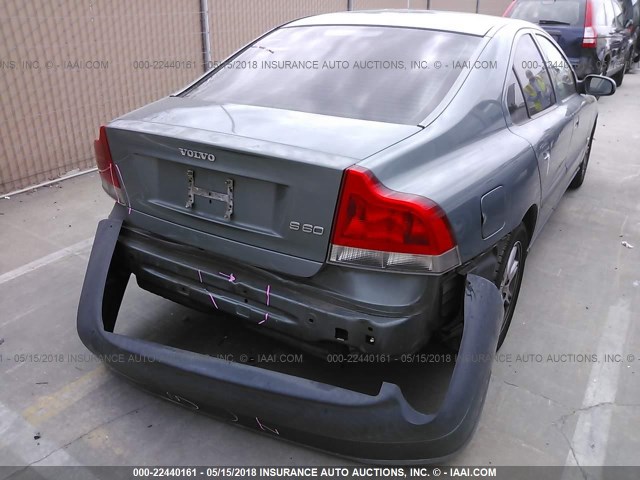 YV1RS61R622175565 - 2002 VOLVO S60 GREEN photo 4